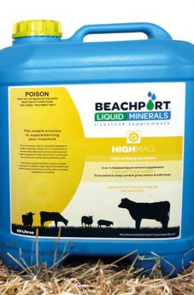 Beachport Liquid Minerals: Liquid Livestock Supplements